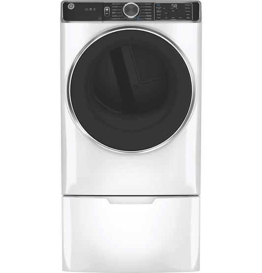 GE® 7.8 cu. ft. Capacity Smart Front Load Gas Dryer with Steam and Sanitize Cycle