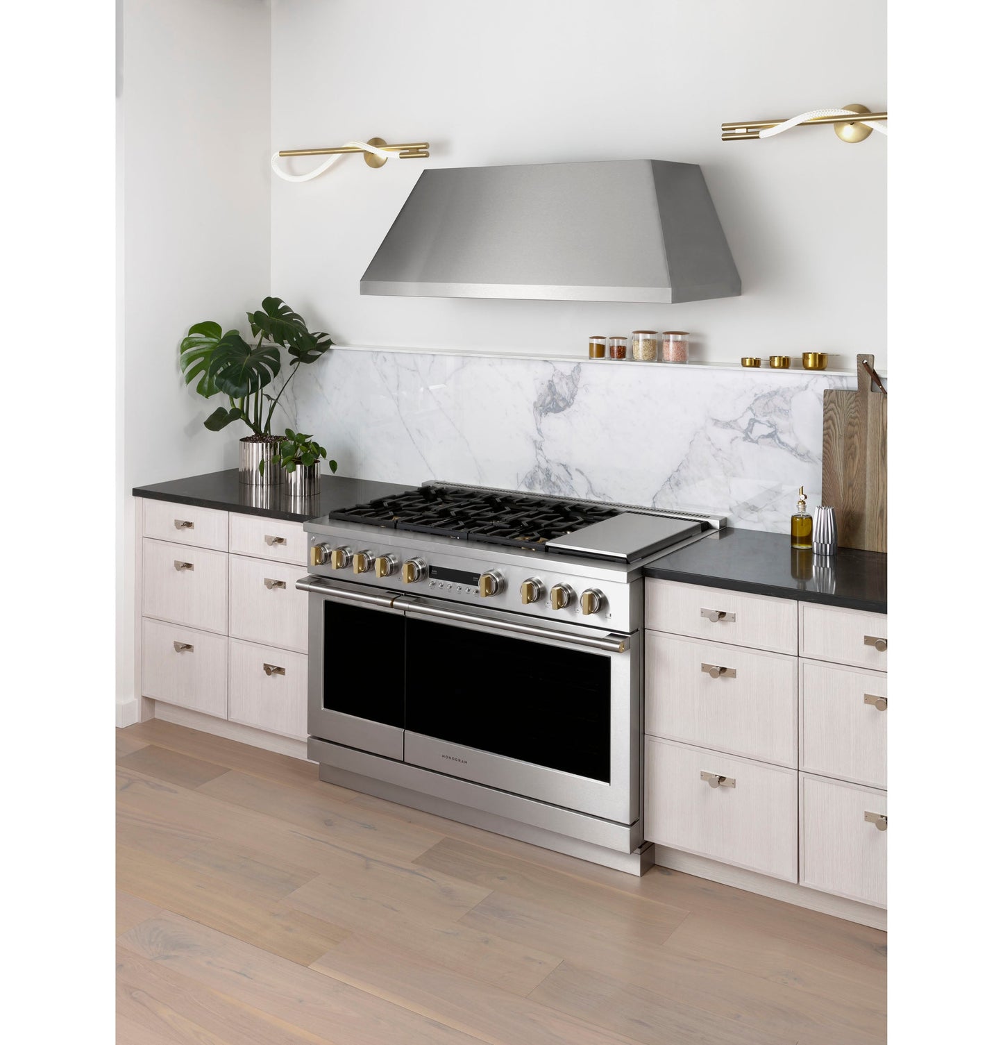 Monogram 48" Stainless Steel Professional Hood with Quietboost™ Blower