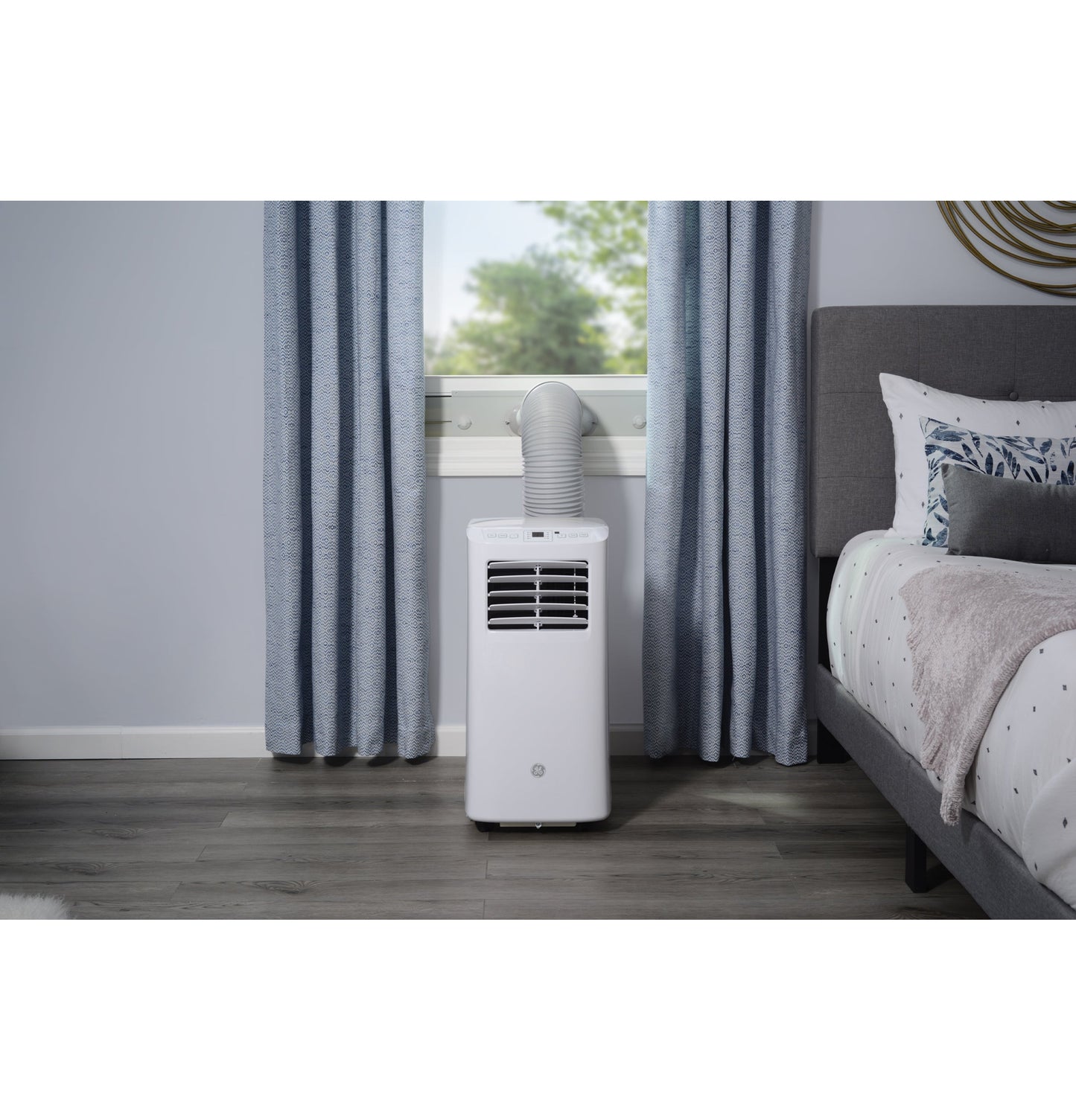 GE® 5,100 BTU Portable Air Conditioner with Dehumidifier and Remote, White