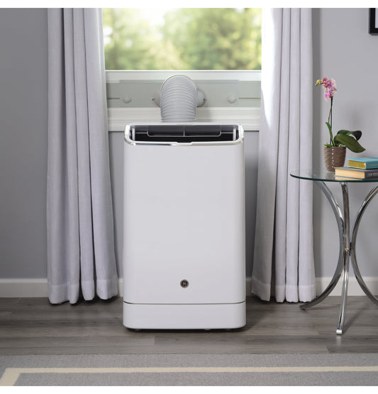 GE® 14,000 BTU Portable Air Conditioner for Medium Rooms up to 550 sq ft. (9,850 BTU SACC)