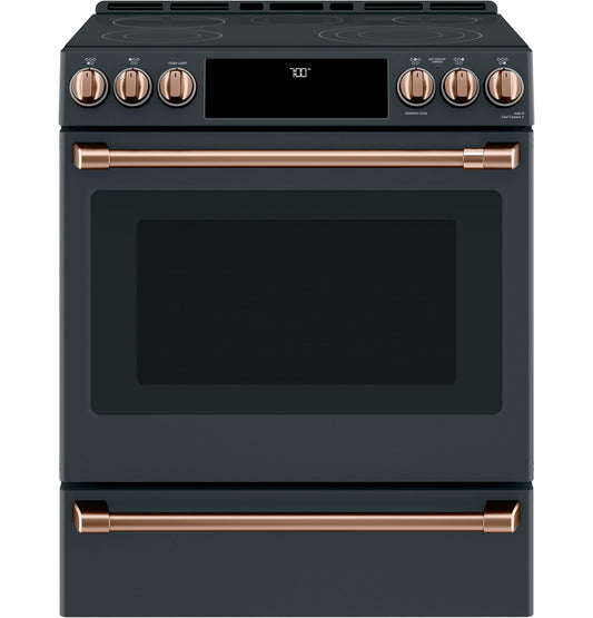 Café™ Front Control Electric Knobs and Handles - Brushed Copper