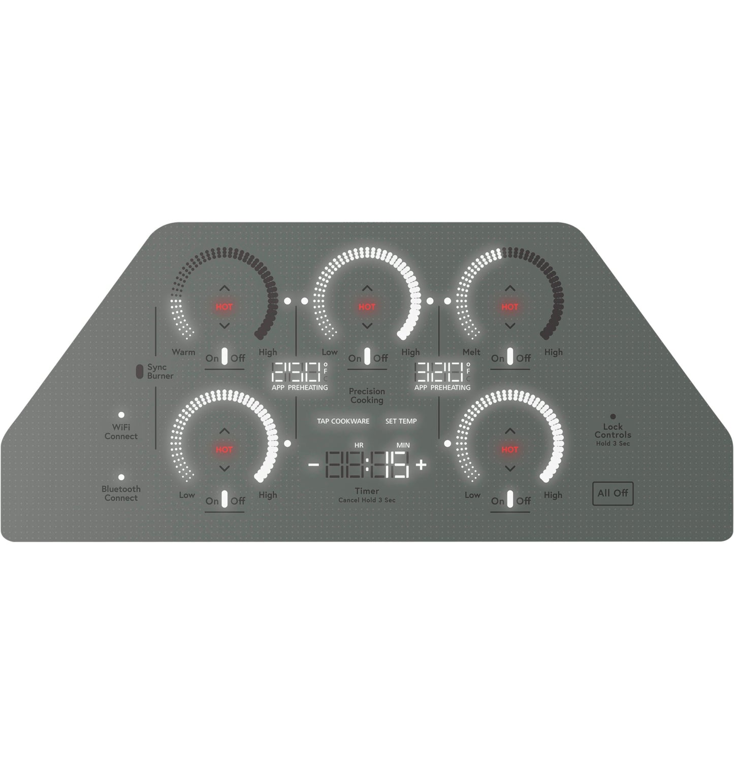 Café™ Series 36" Built-In Touch Control Induction Cooktop