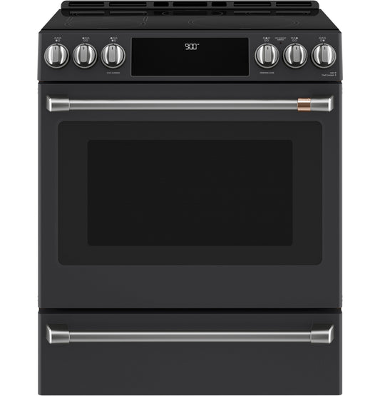 Café™ Front Control Induction Knobs and Handles - Brushed Stainless