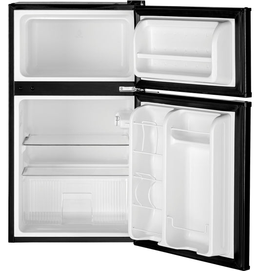 GE® Double-Door Compact Refrigerator