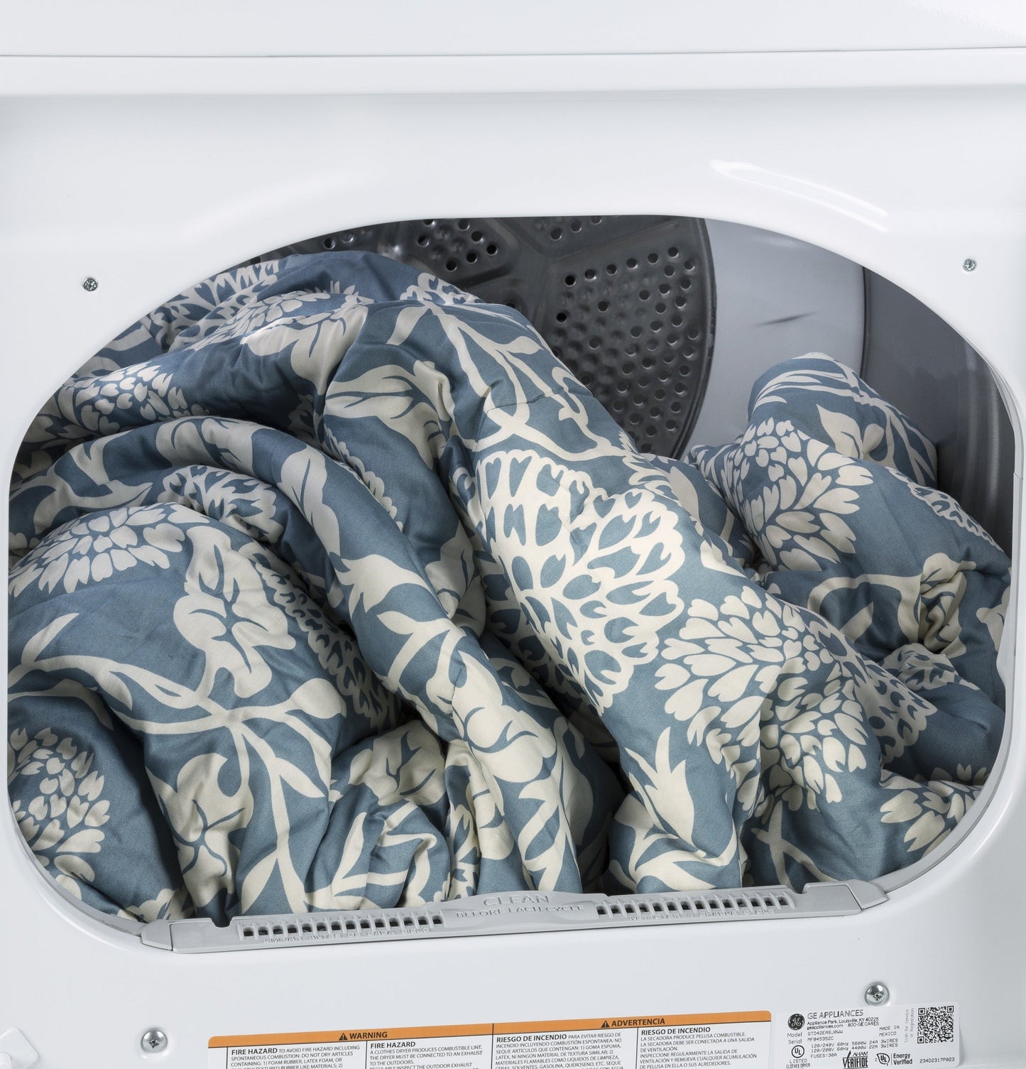 GE® 7.2 cu. ft. Capacity aluminized alloy drum Electric Dryer