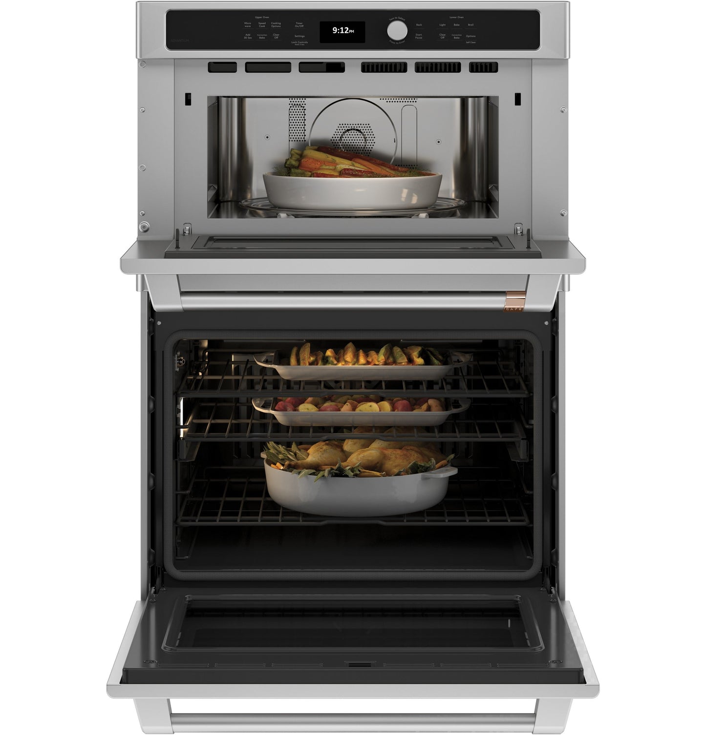 Café™ 30 in. Combination Double Wall Oven with Convection and Advantium® Technology