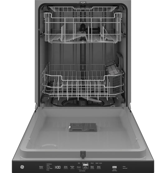 GE® Top Control with Plastic Interior Dishwasher with Sanitize Cycle & Dry Boost