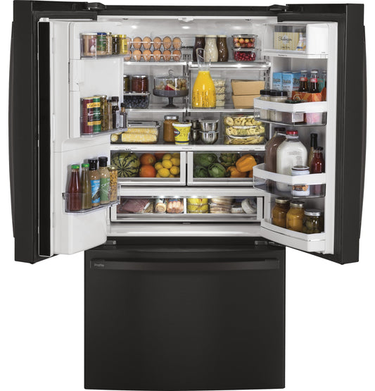 GE Profile™ Series ENERGY STAR® 22.1 Cu. Ft. Counter-Depth French-Door Refrigerator with Hands-Free AutoFill