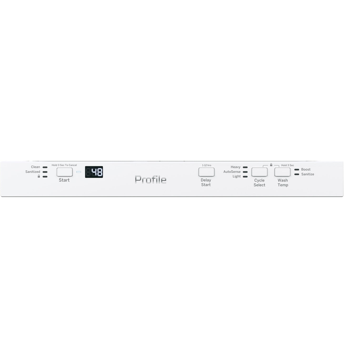 GE Profile™ 18" ADA Compliant Stainless Steel Interior Dishwasher with Sanitize Cycle
