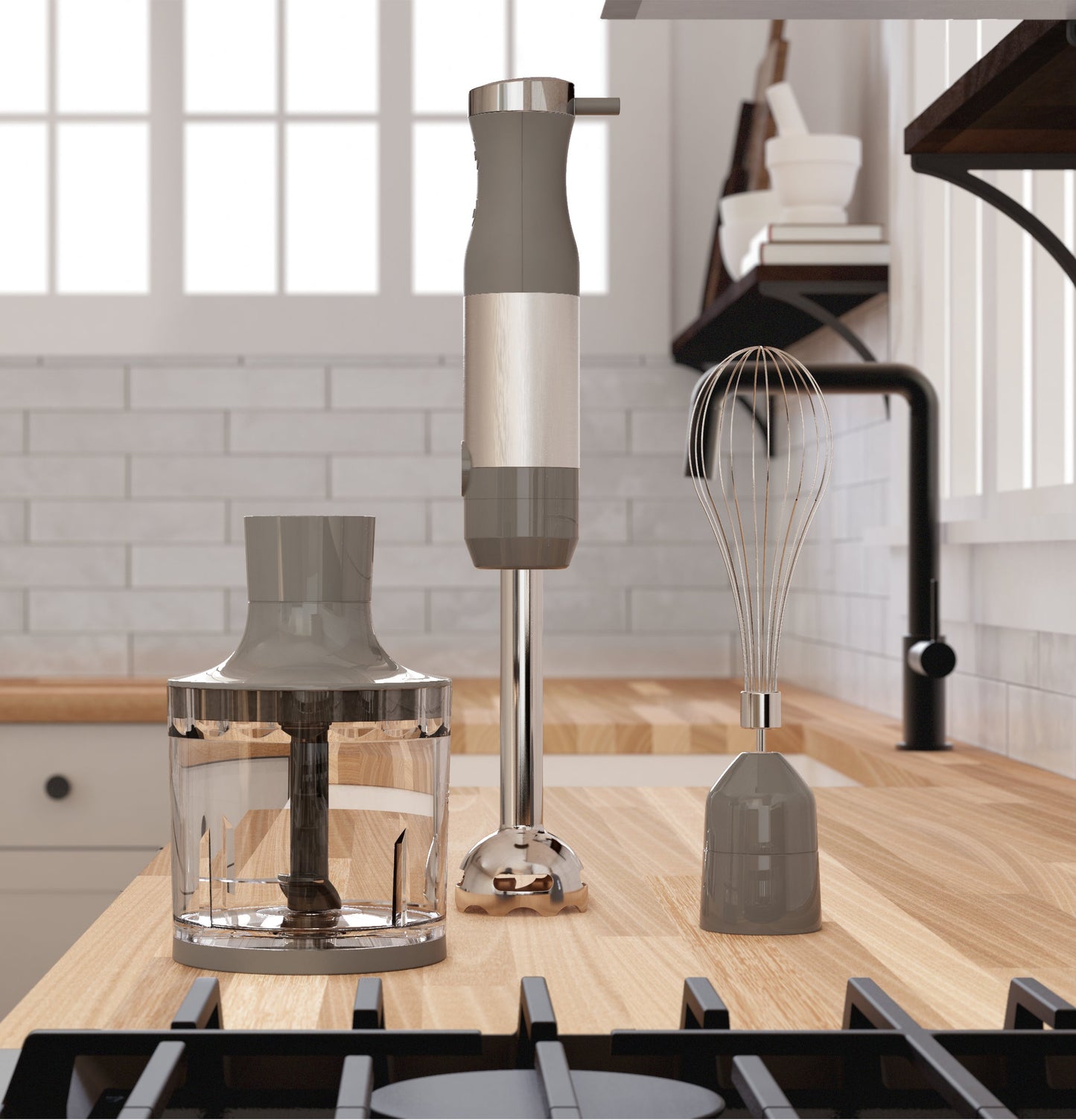 GE Immersion Blender with Accessories