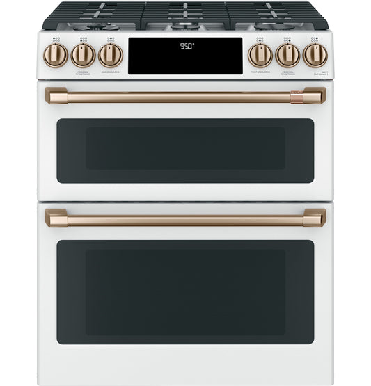 Café™ Front Control Gas Knobs and Handles - Brushed Bronze
