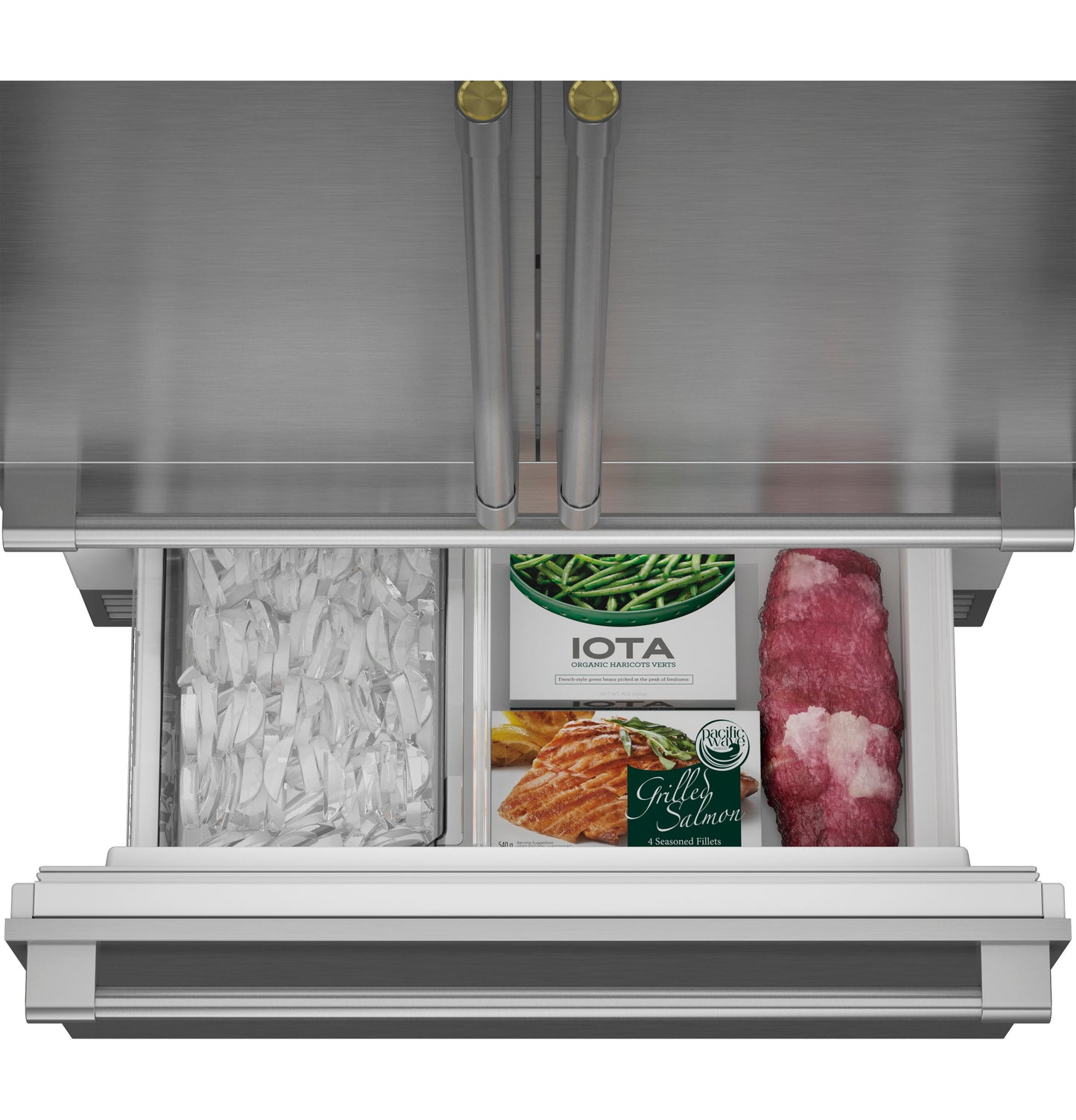 Monogram 36" Integrated French-Door Refrigerator