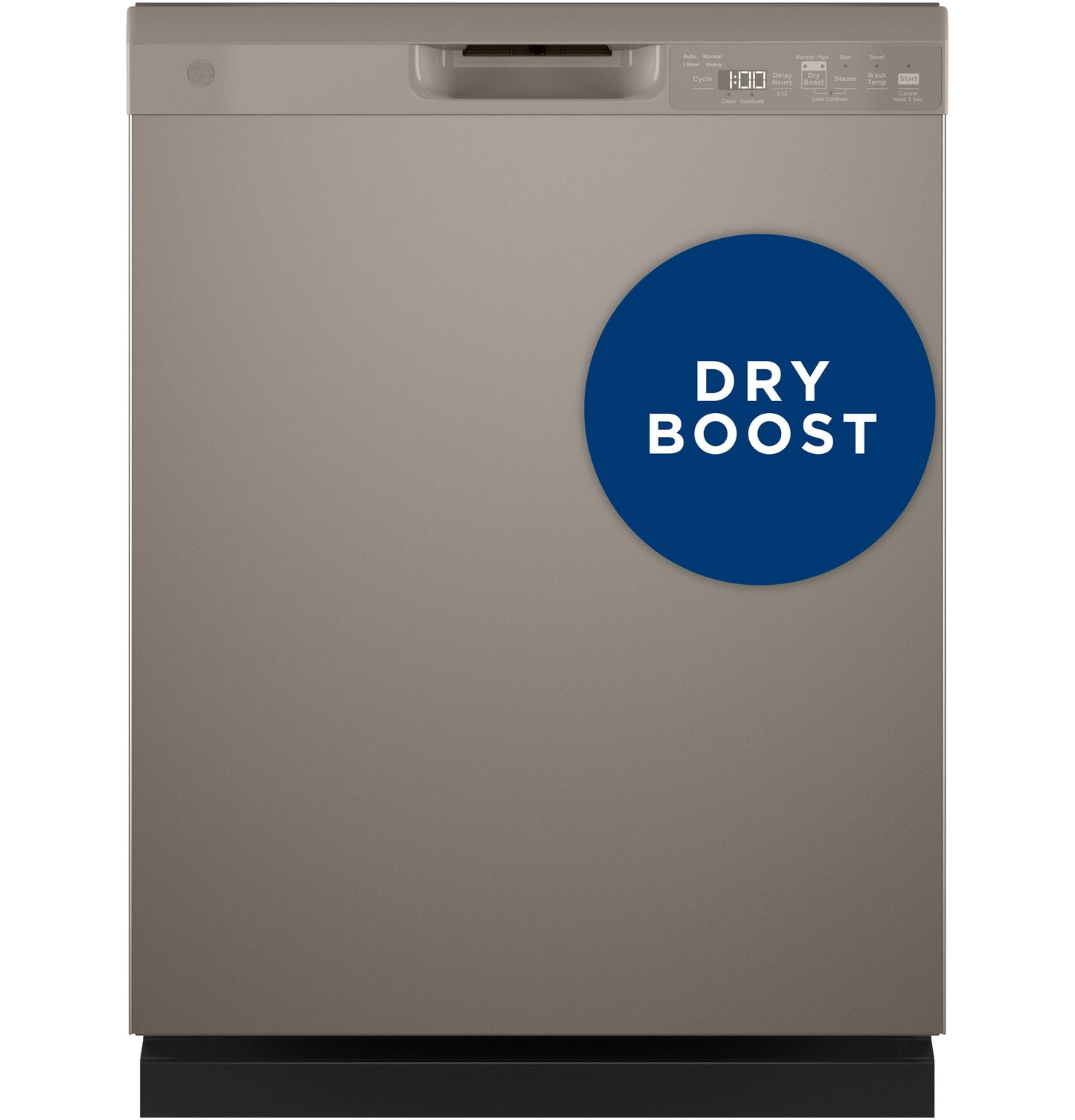 GE® Front Control with Plastic Interior Dishwasher with Sanitize Cycle & Dry Boost