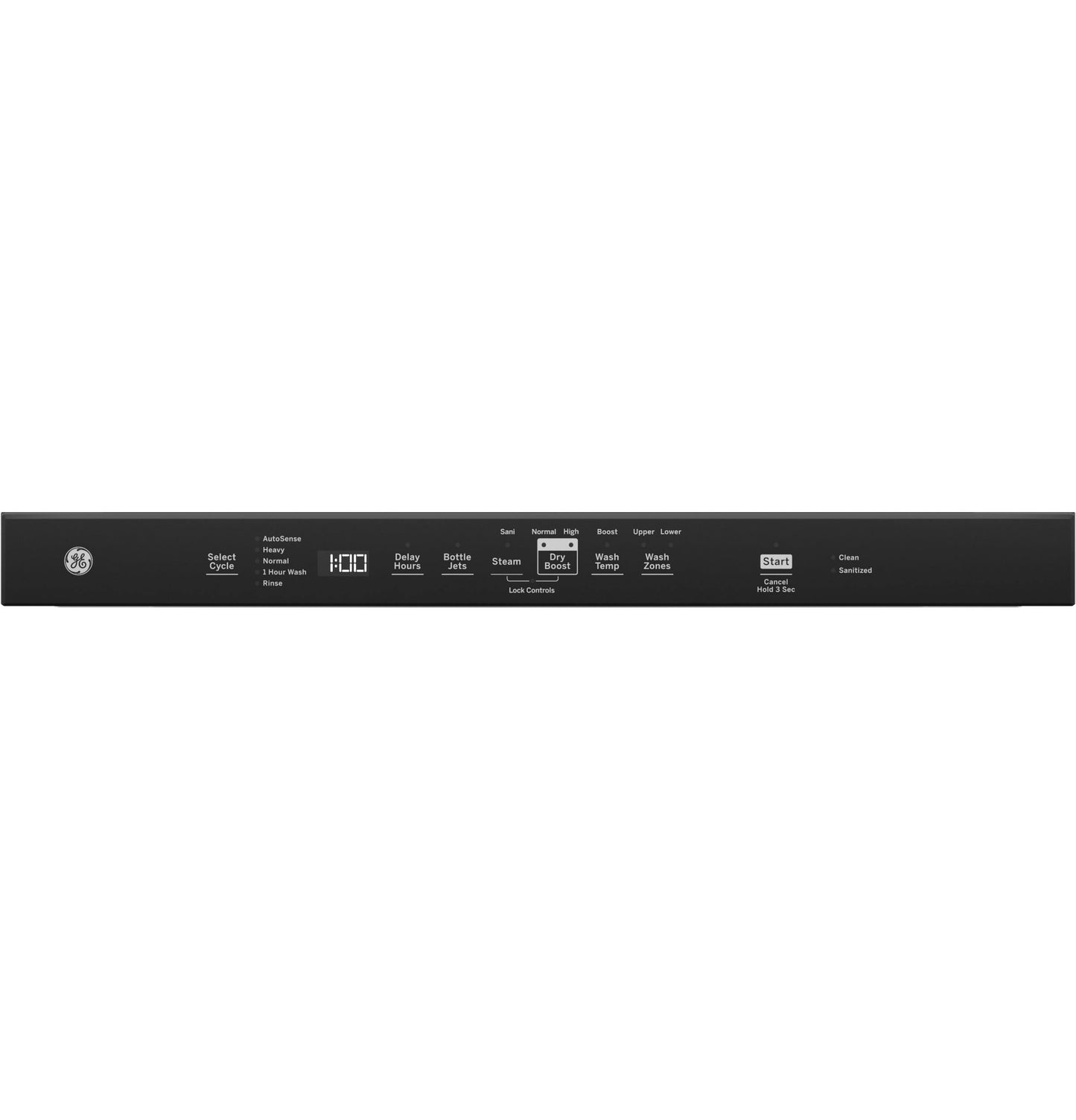 GE® Top Control with Plastic Interior Dishwasher with Sanitize Cycle & Dry Boost