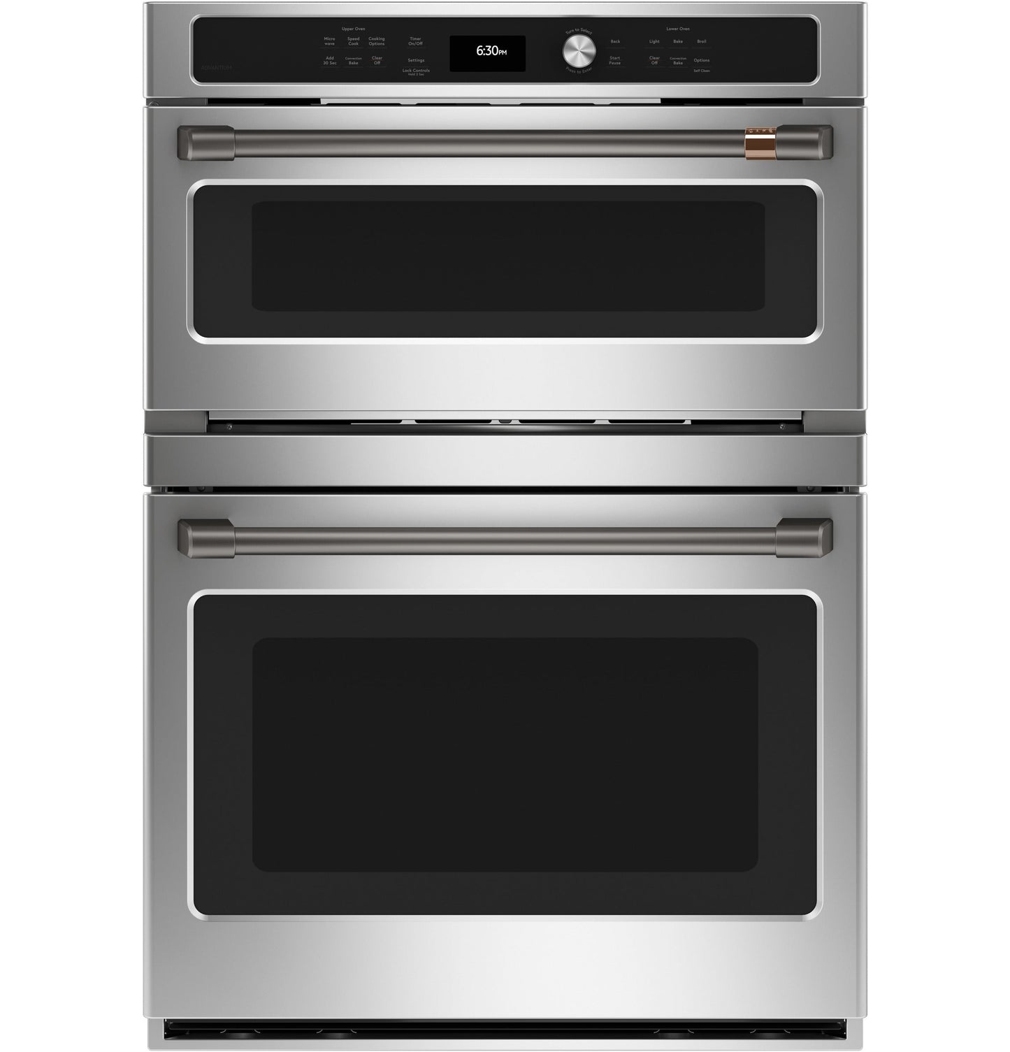 Café™ 2 - 30” Double Wall Oven Handles - Brushed Black