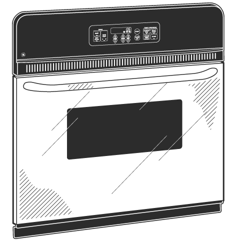 GE® 24" Electric Single Standard Clean Wall Oven