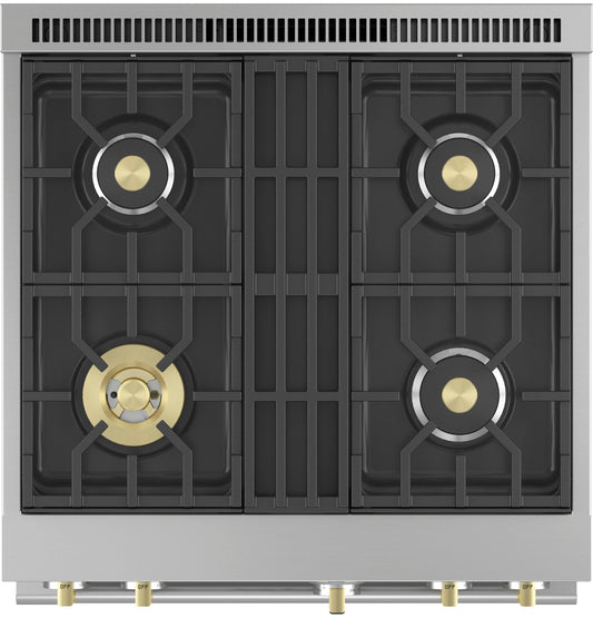 Monogram 30" Dual-Fuel Professional Range with 4 Burners (Natural Gas)
