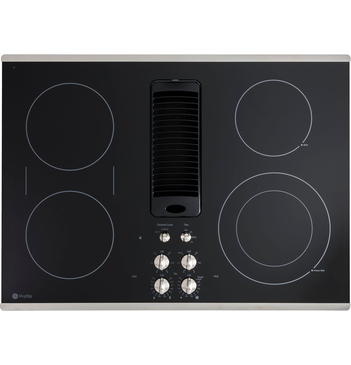 GE Profile™ 30" Downdraft Electric Cooktop