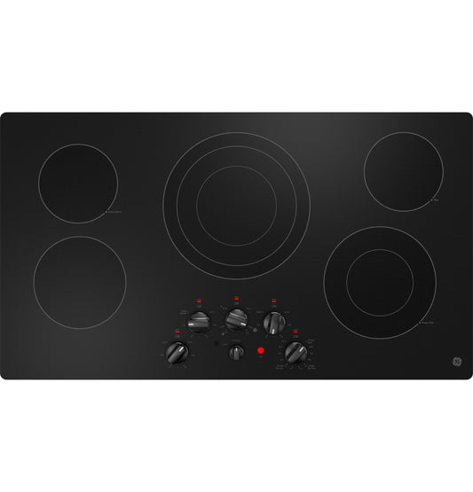 GE® 36" Built-In Knob Control Electric Cooktop