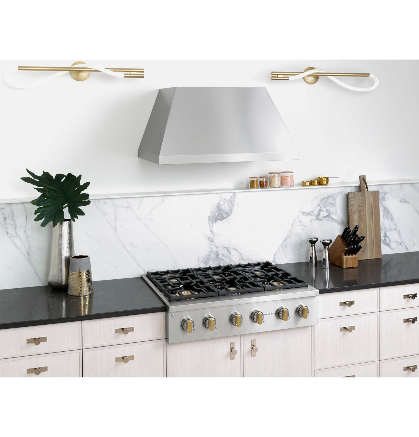 Monogram 36" Stainless Steel Professional Hood with Quietboost™ Blower