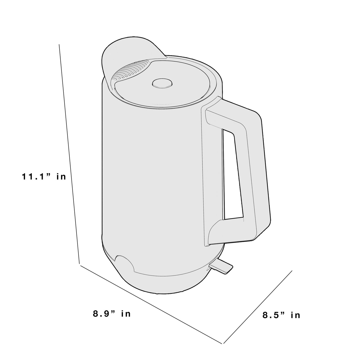 GE Cool Touch Kettle with Manual Control