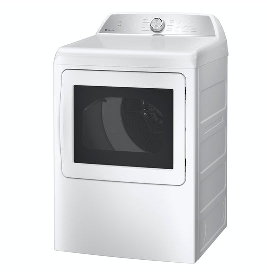 GE Profile™ 7.4 cu. ft. Capacity aluminized alloy drum Gas Dryer with Sanitize Cycle and Sensor Dry
