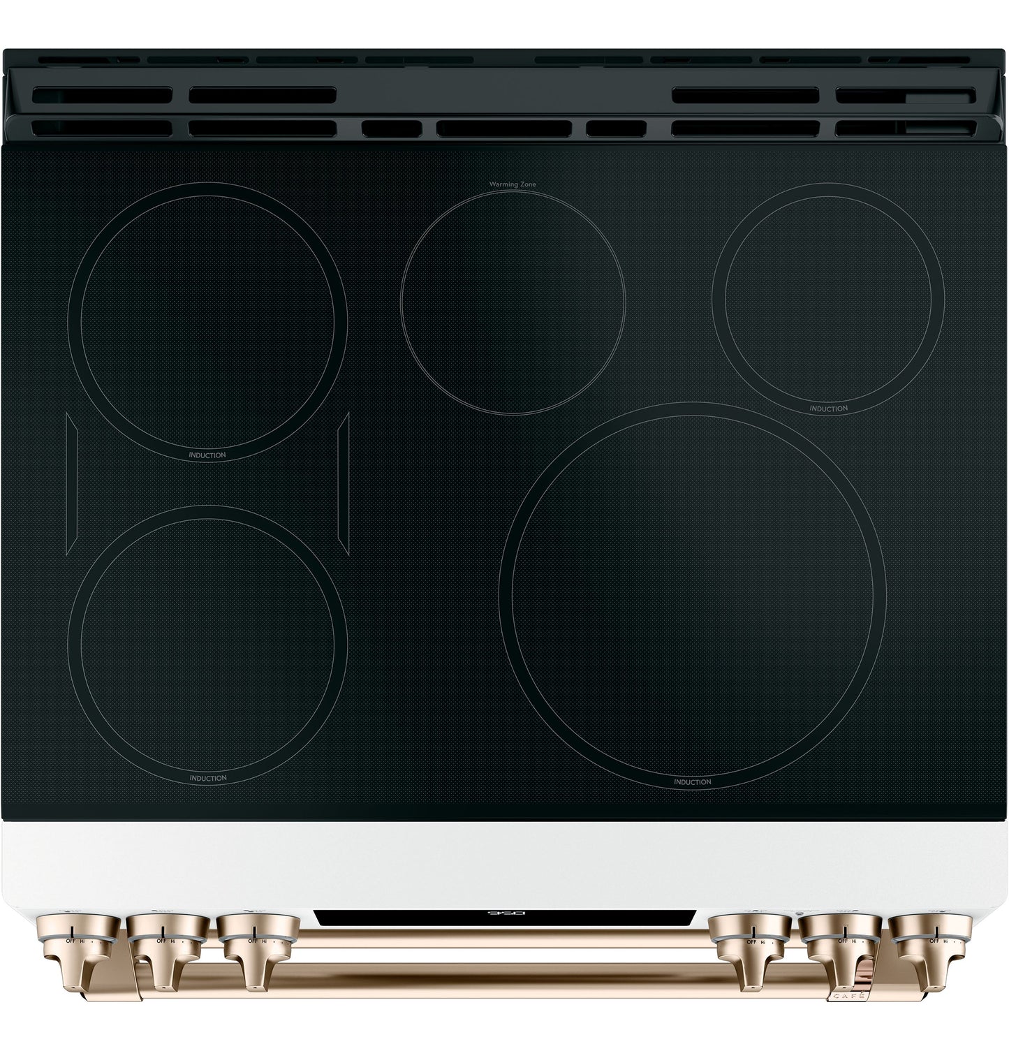Café™ 30" Smart Slide-In, Front-Control, Induction and Convection Double-Oven Range