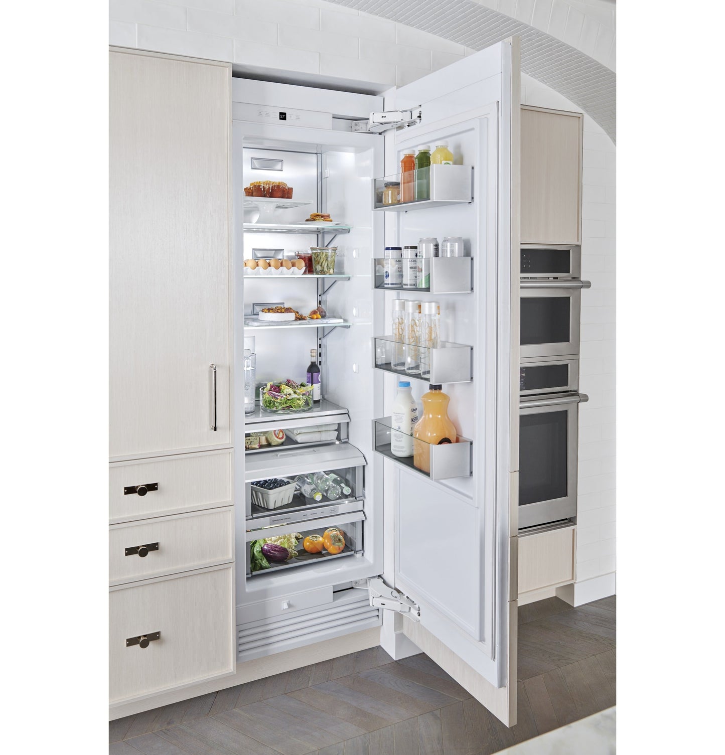 Monogram 24" Integrated, Panel-Ready Column Refrigerator