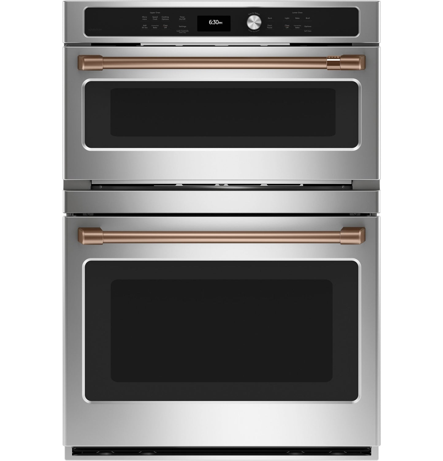 Café™ 2 - 30” Double Wall Oven Handles - Brushed Copper