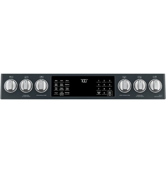 Café™ 30" Smart Slide-In, Front-Control, Gas Range with Convection Oven