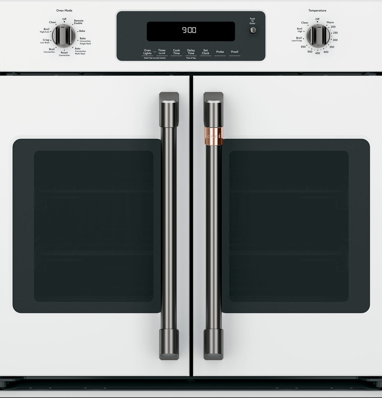 Café™ 2 French-Door Handles - Brushed Black
