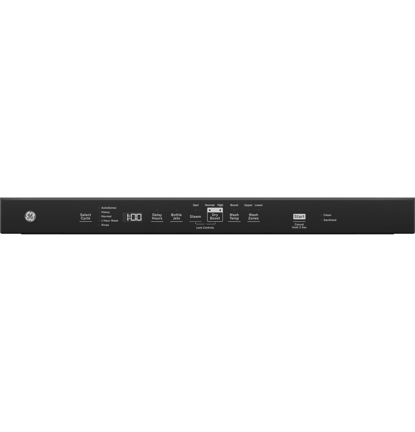 GE® Top Control with Plastic Interior Dishwasher with Sanitize Cycle & Dry Boost