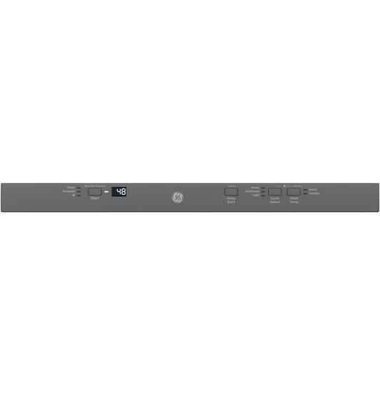 GE® ADA Compliant Stainless Steel Interior Dishwasher with Sanitize Cycle