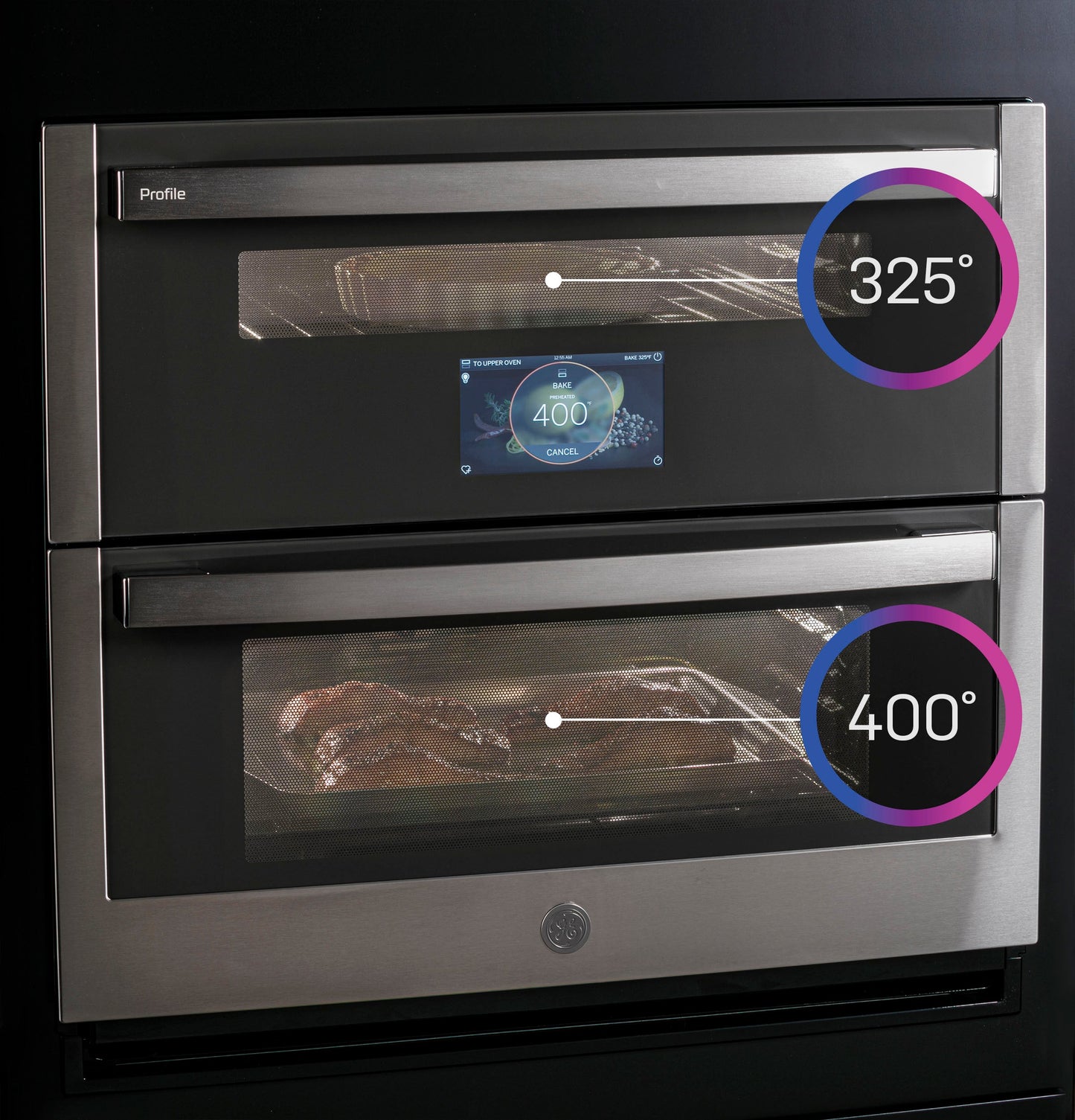 GE Profile™ 30" Smart Built-In Twin Flex Convection Wall Oven