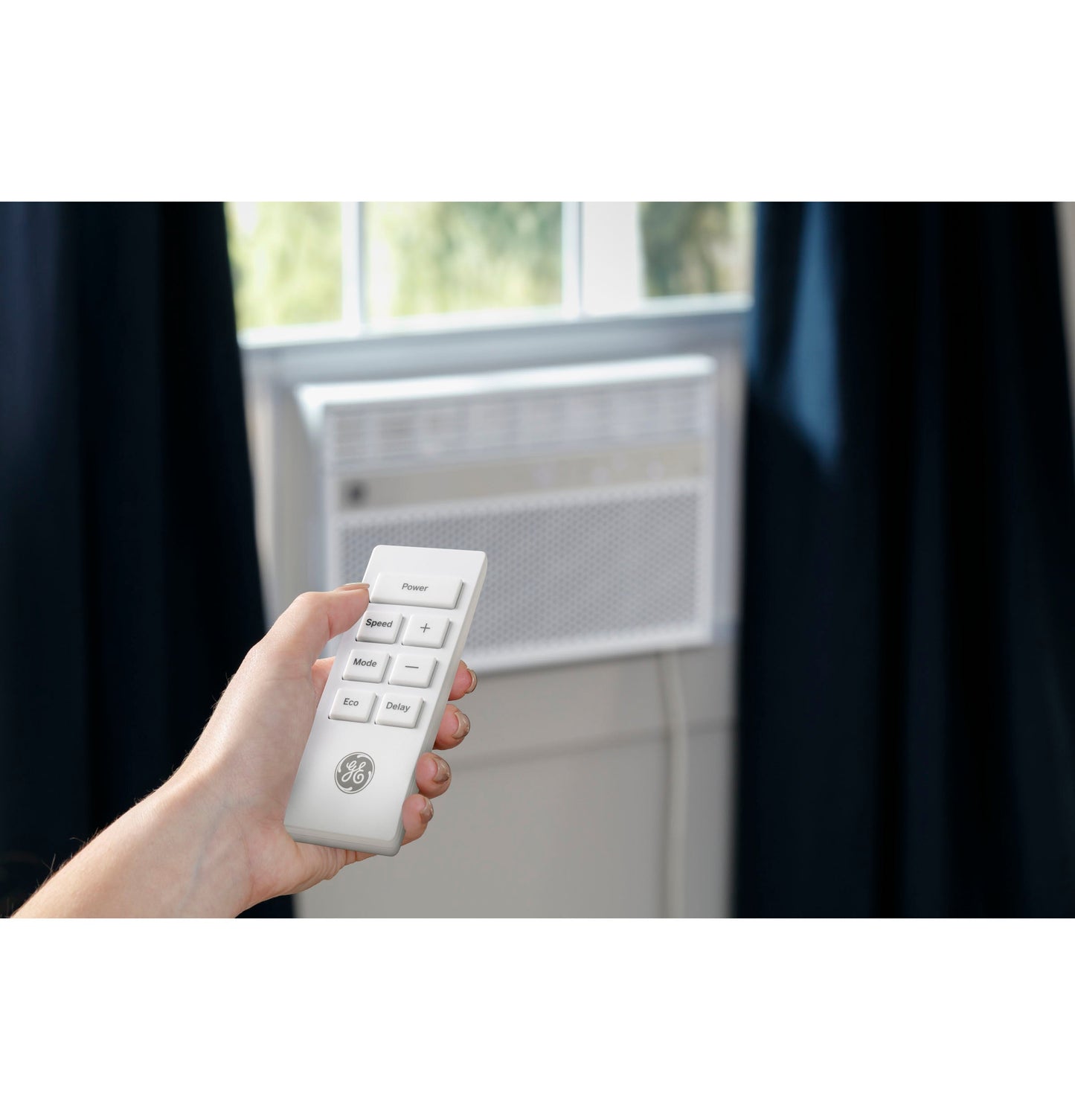 GE® 12,000 BTU Smart Electronic Window Air Conditioner for Large Rooms up to 550 sq. ft.
