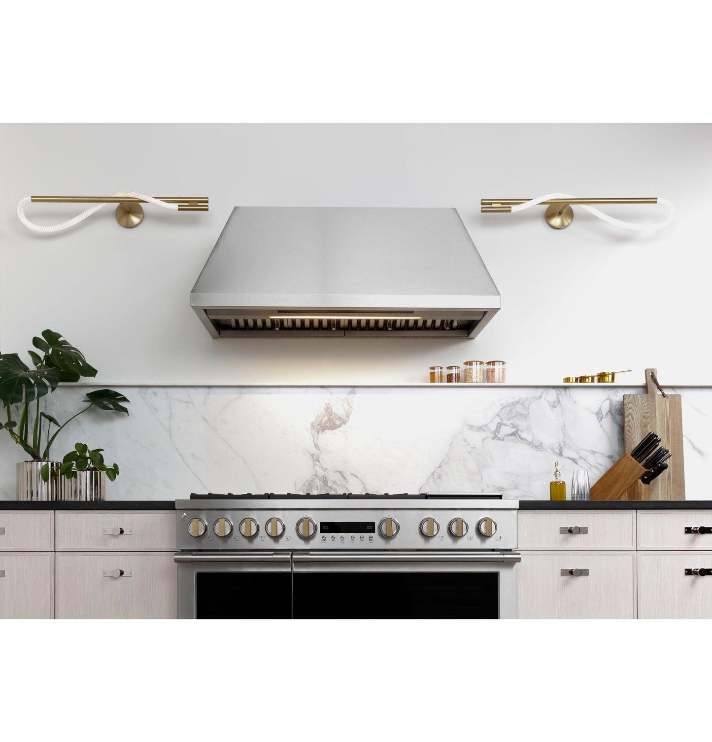 Monogram 48" Stainless Steel Professional Hood with Quietboost™ Blower