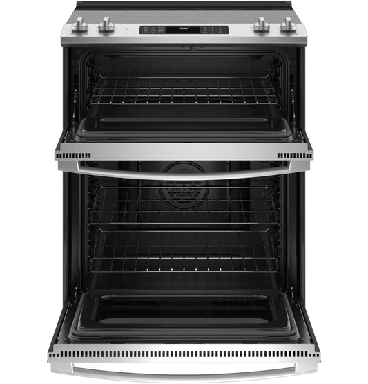 GE® 30" Slide-In Electric Convection Double Oven Range