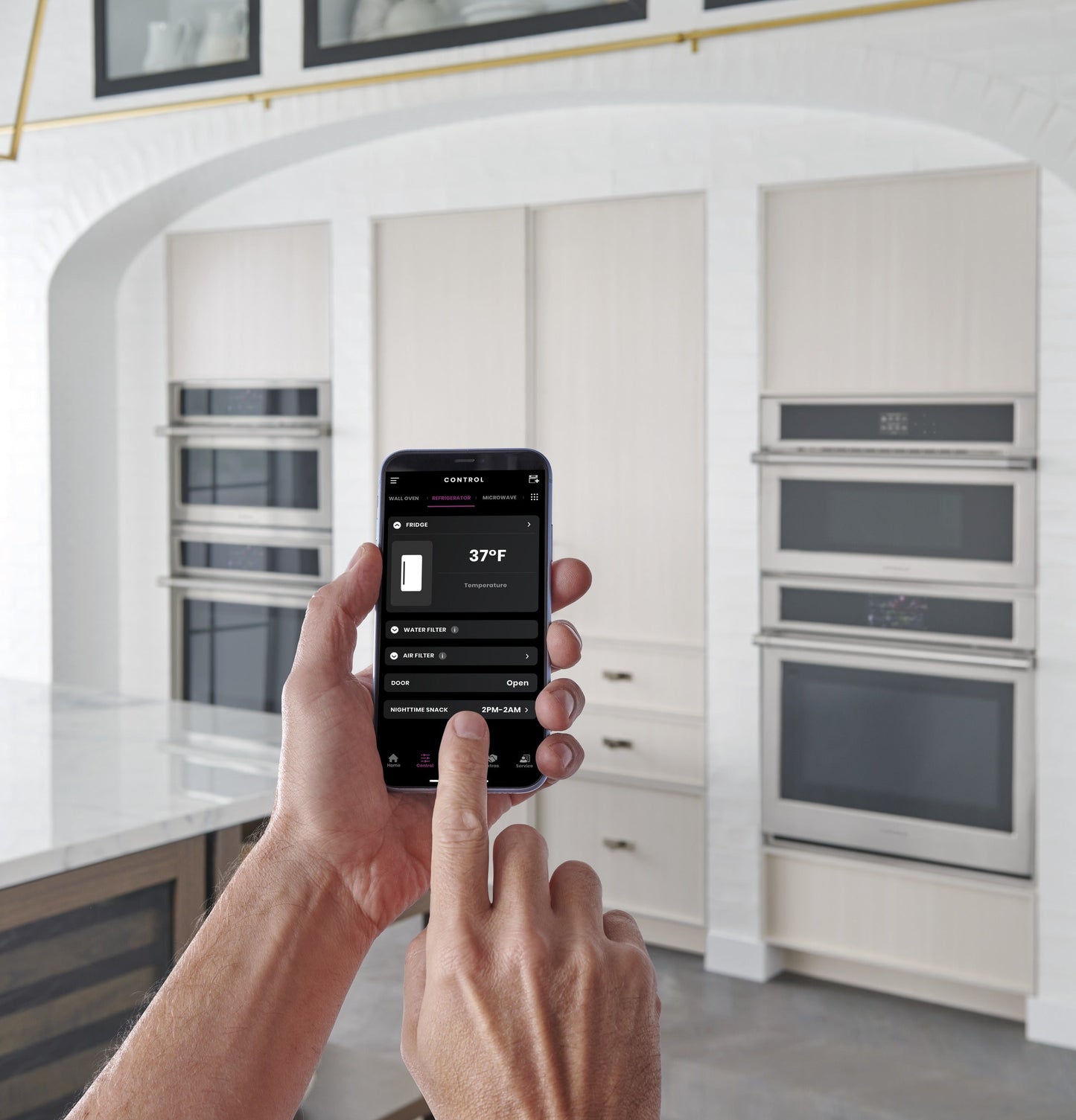 Monogram 24" Integrated, Panel-Ready Column Refrigerator