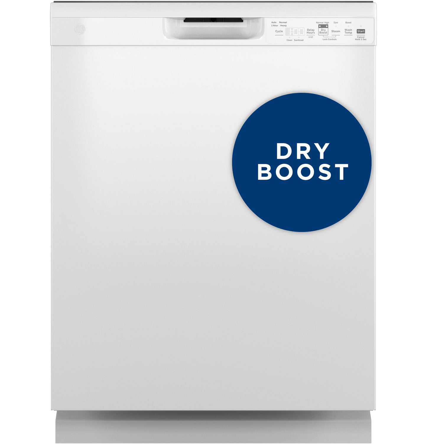 GE® Front Control with Plastic Interior Dishwasher with Sanitize Cycle & Dry Boost