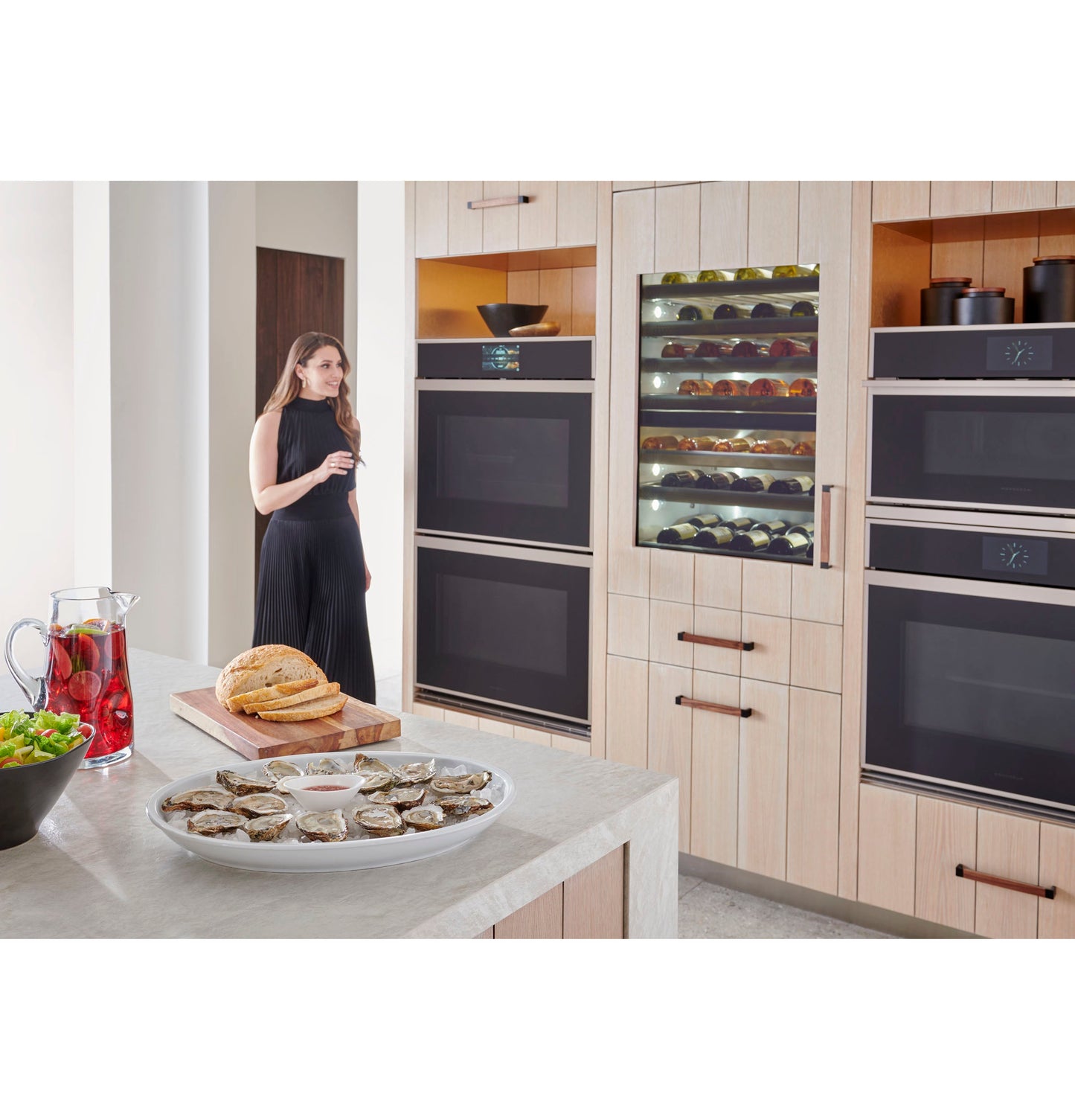Monogram 30" Electric Convection Double Wall Oven Minimalist Collection