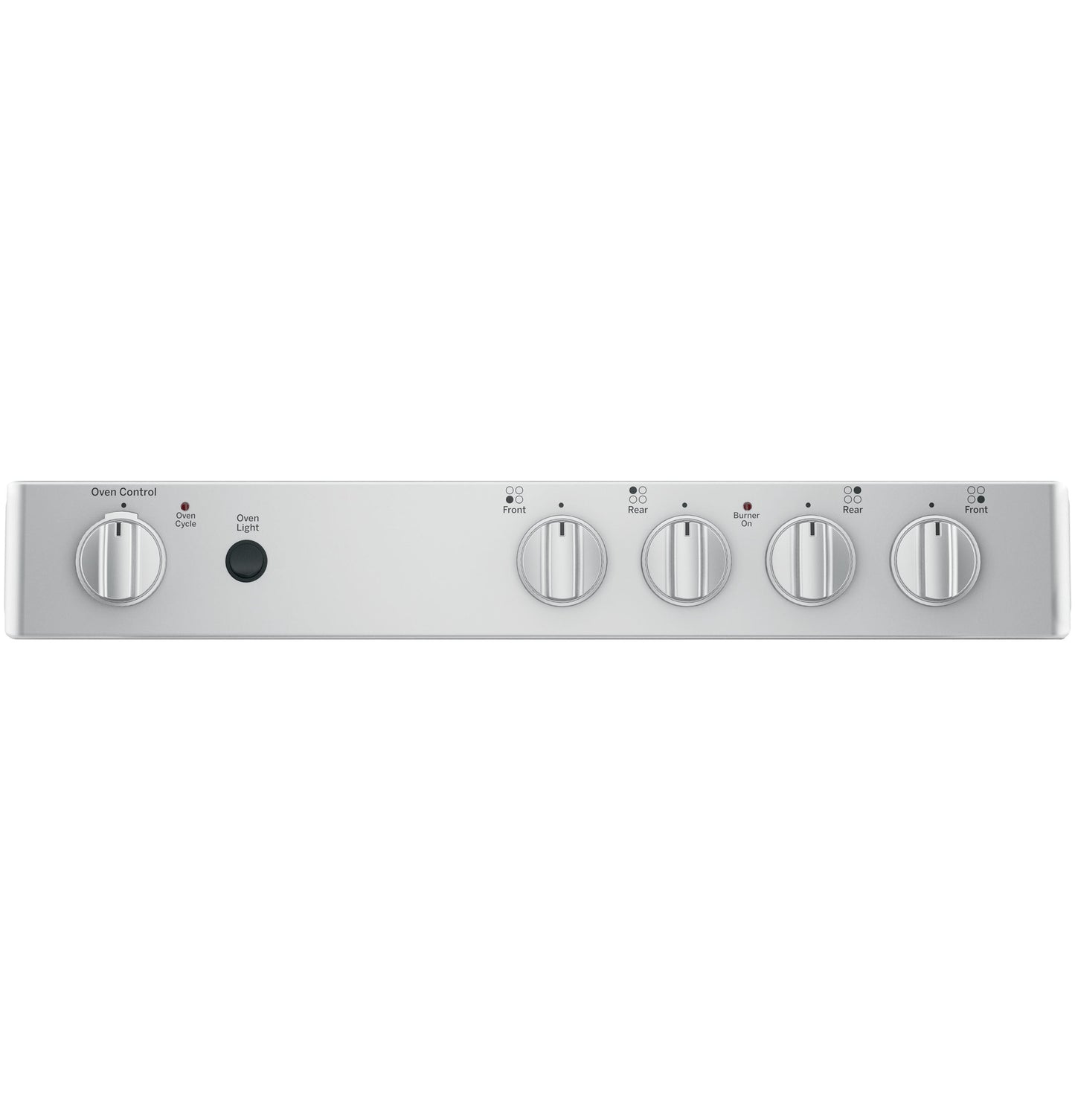 GE® 24" Free-Standing/Slide-in Front Control Range with Steam Clean and Large Window
