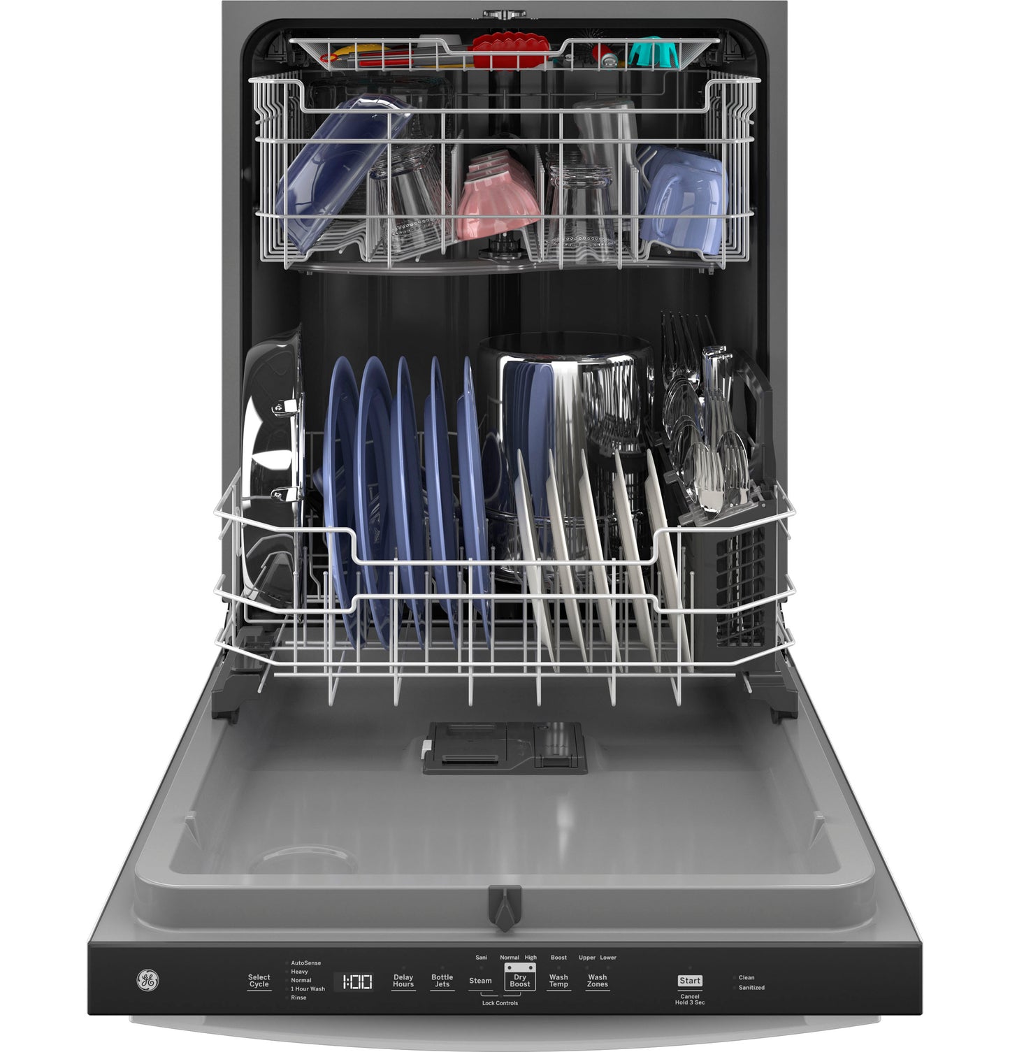 GE® Top Control with Plastic Interior Dishwasher with Sanitize Cycle & Dry Boost