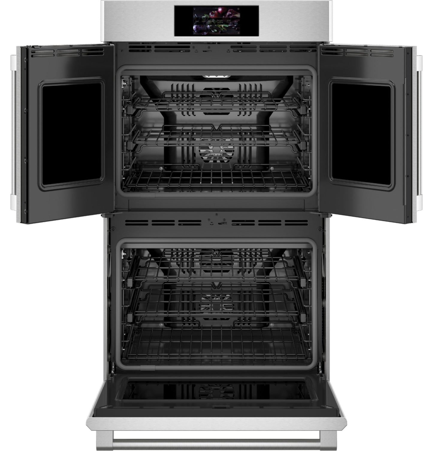 Monogram 30" French-Door Electric Convection Double Wall Oven Statement Collection