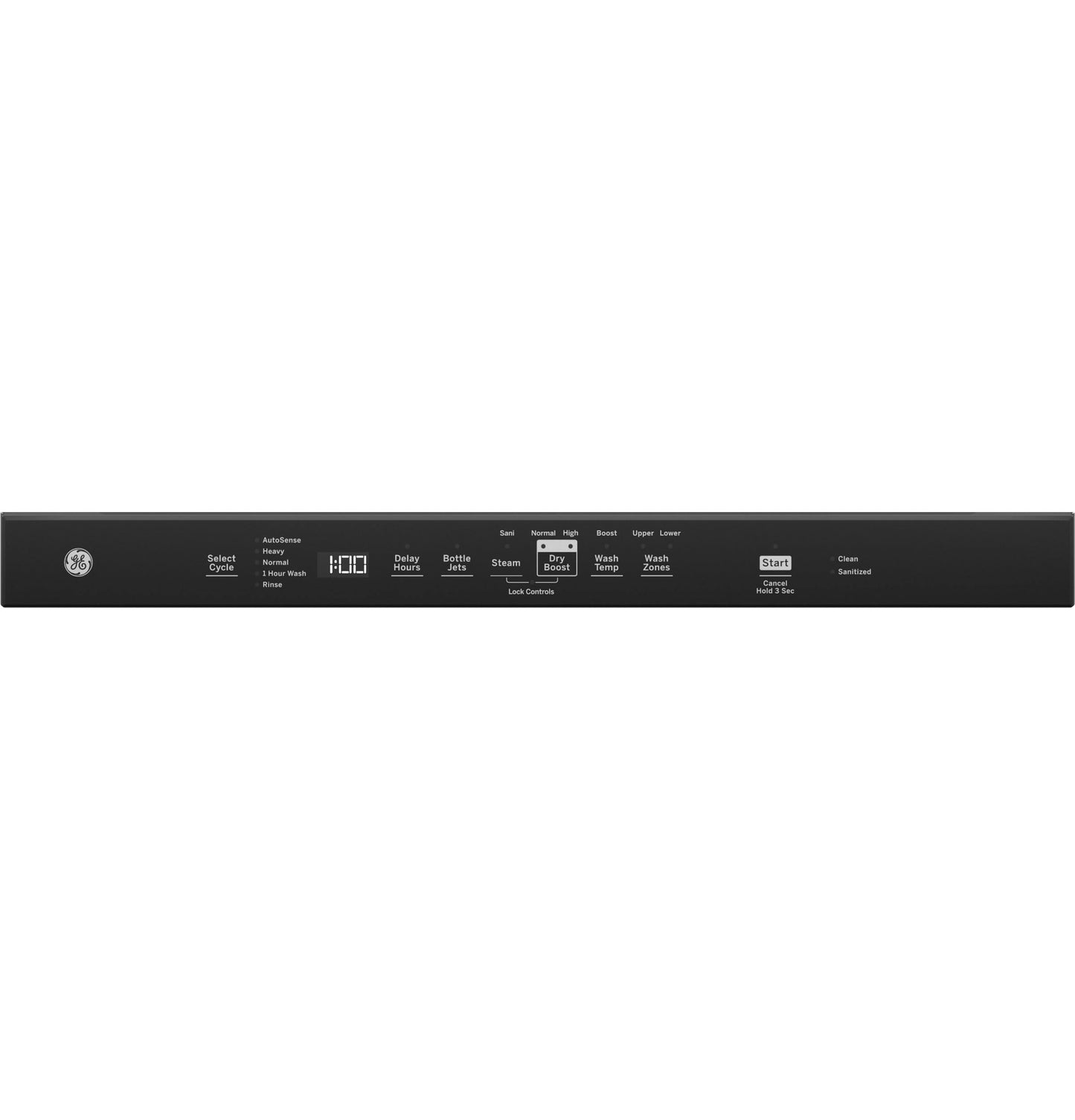 GE® Top Control with Plastic Interior Dishwasher with Sanitize Cycle & Dry Boost