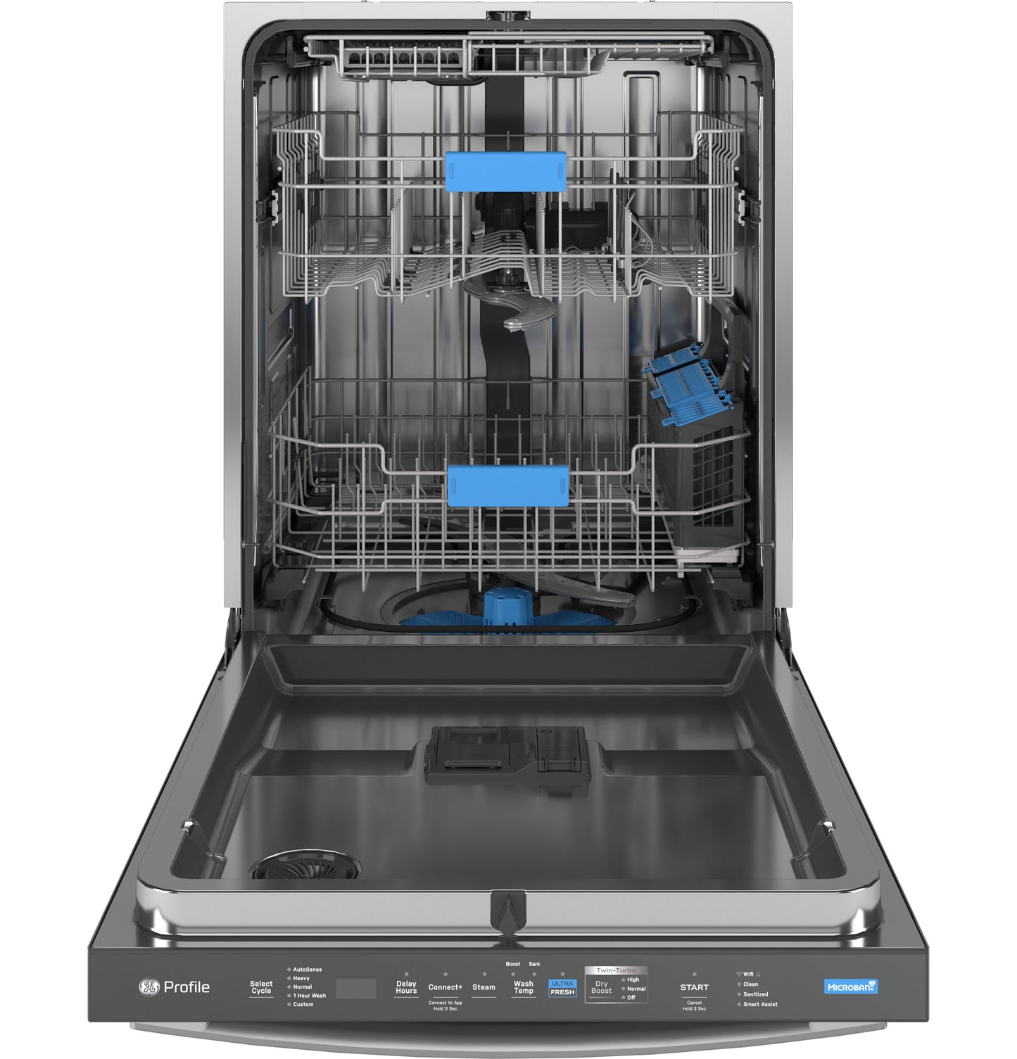 GE Profile™ ENERGY STAR Smart UltraFresh System Dishwasher with Microban™ Antimicrobial Technology with Deep Clean Washing 3rd Rack, 39 dBA