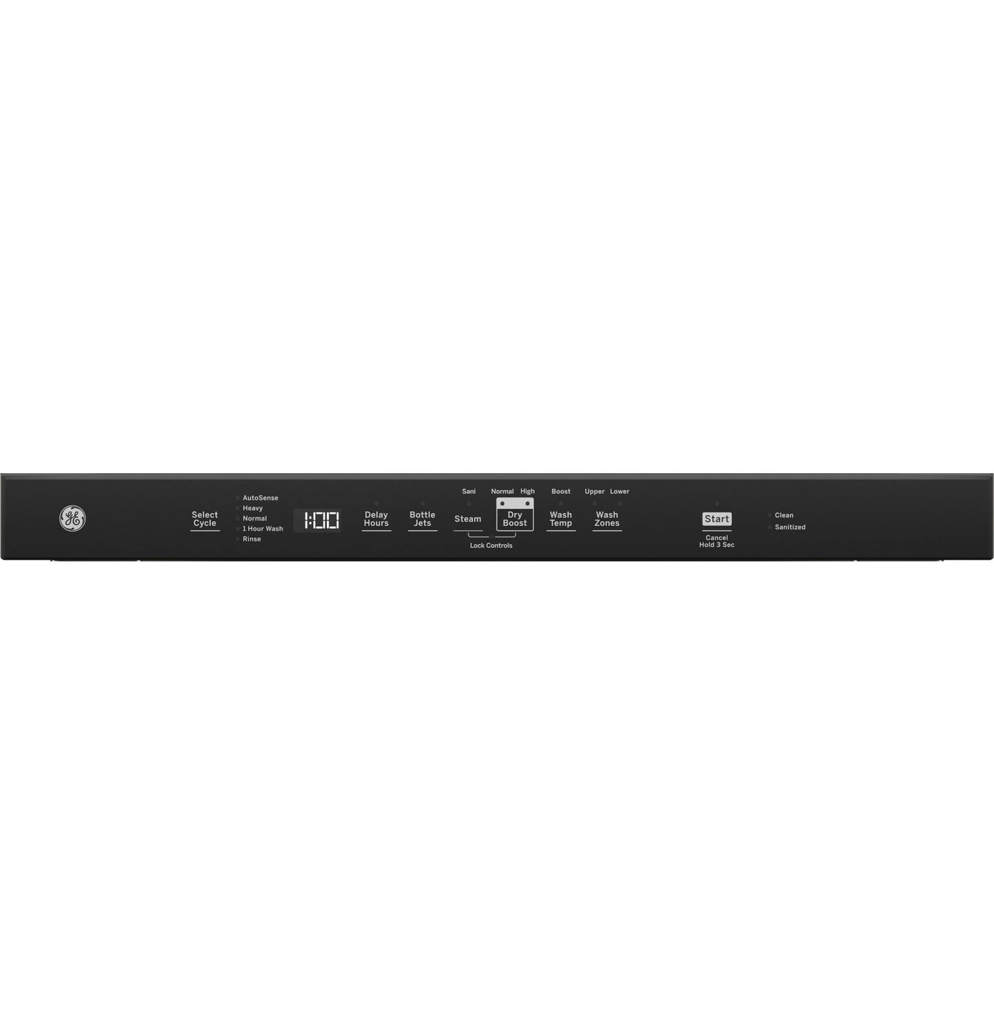 GE® Top Control with Plastic Interior Dishwasher with Sanitize Cycle & Dry Boost