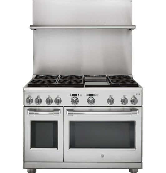 48" Professional 30"-36" Adjustable Height Backsplash with Shelf