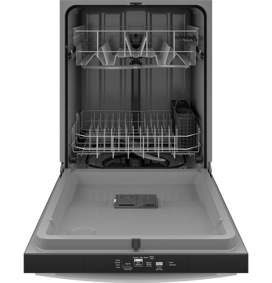 GE® Top Control with Plastic Interior Dishwasher with Sanitize Cycle & Dry Boost