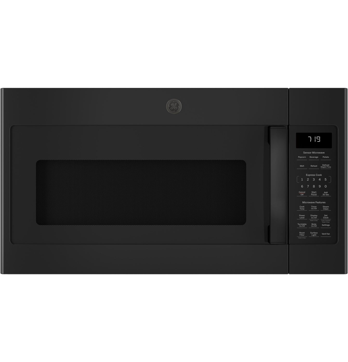 GE® 1.9 Cu. Ft. Over-the-Range Sensor Microwave Oven with Recirculating Venting