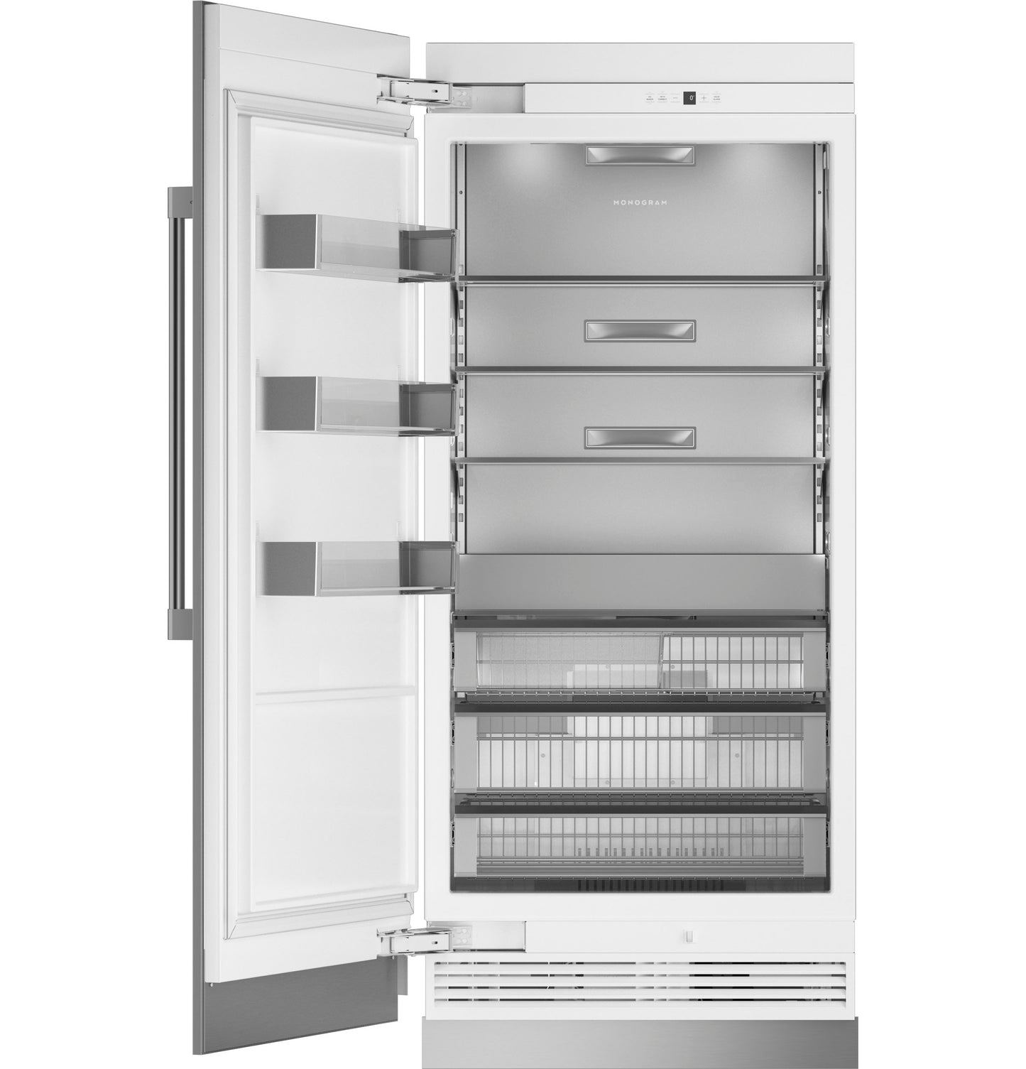 Monogram 36" Integrated, Panel-Ready Column Freezer